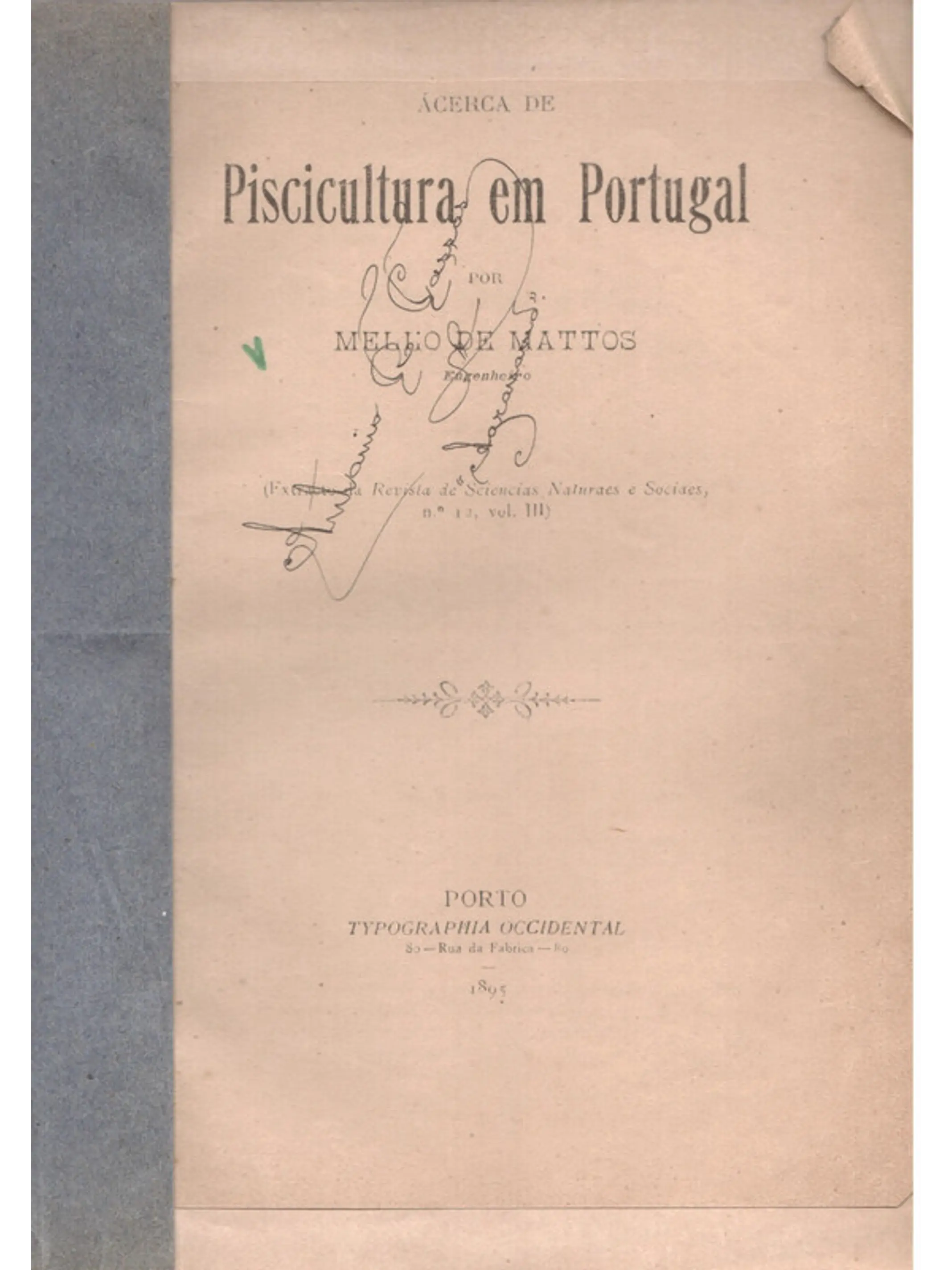 Acerca de piscicultura em Portugal 1
