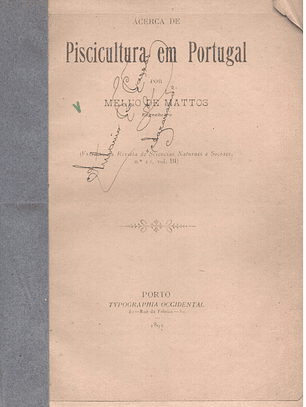 Acerca de piscicultura em Portugal