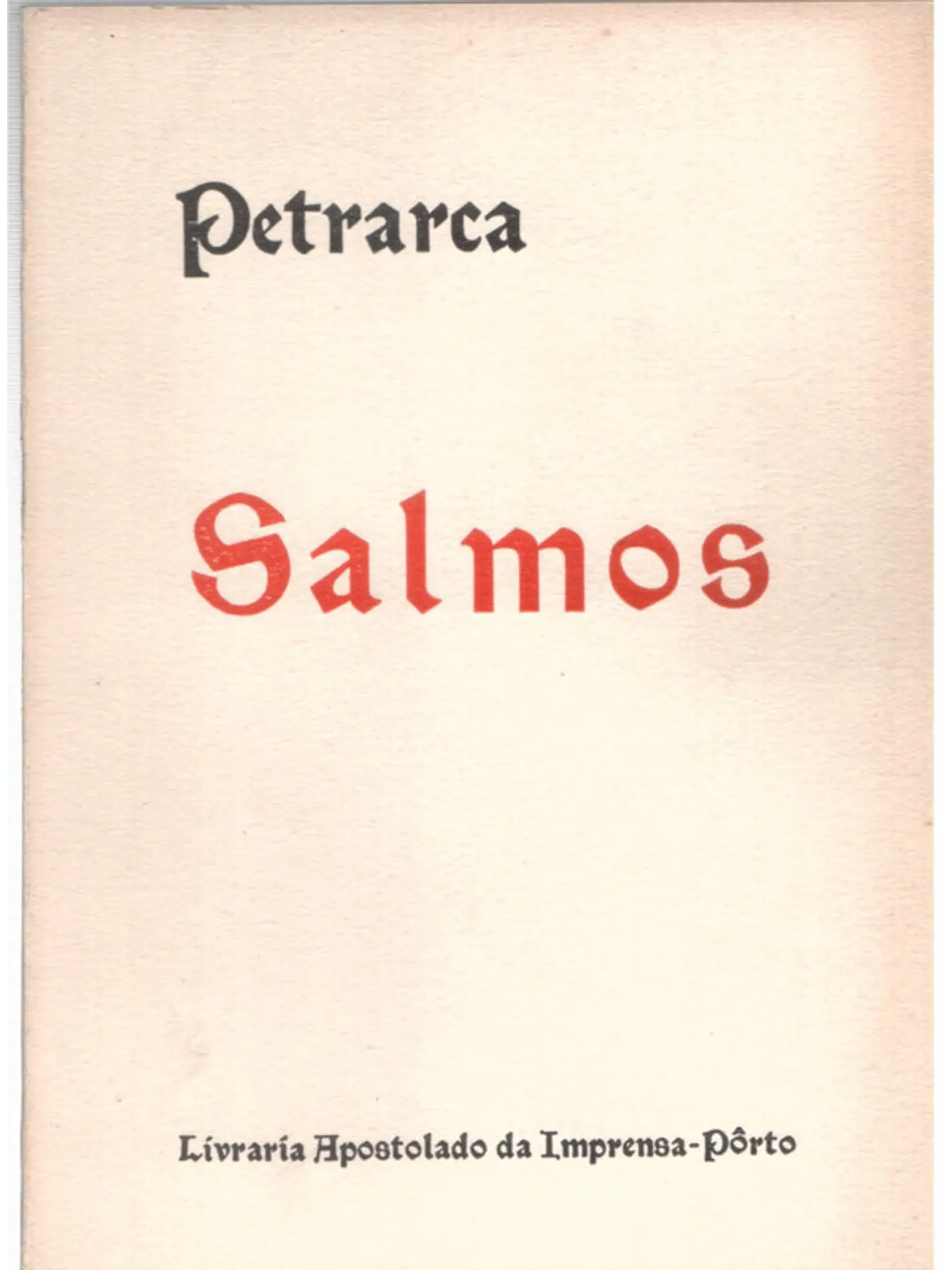 Petrarca Salmos 1