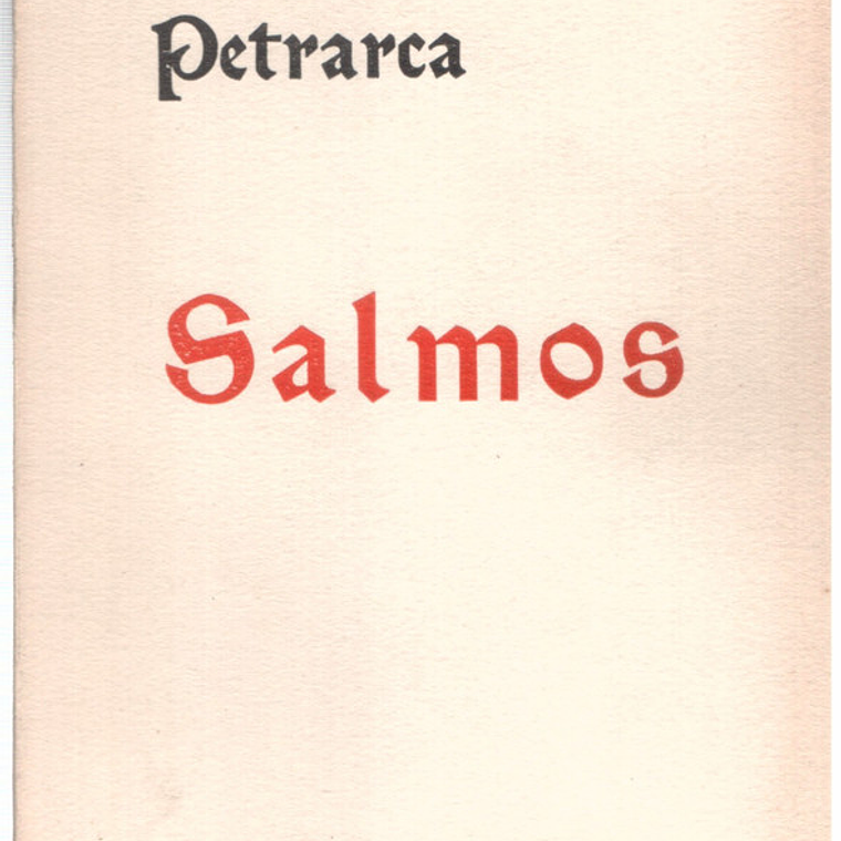 Petrarca Salmos 1