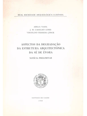 Aspetos da degradação da estrutura arquitetónica da Sé de Évora