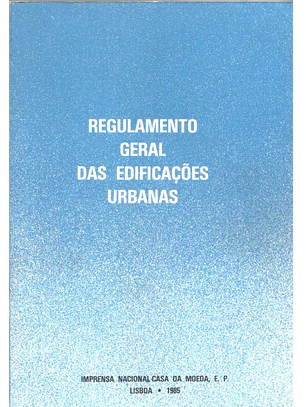 Regulamento Geral das edificações urbanas