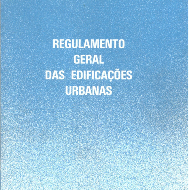 Regulamento Geral das edificações urbanas 1