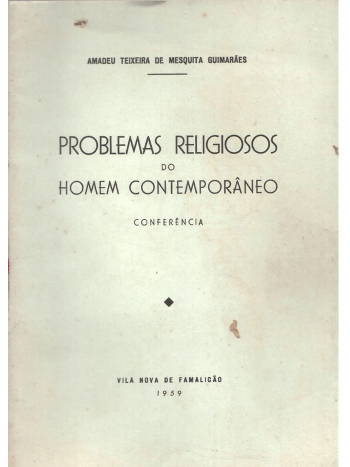 Problemas religiosos do homem contemporâneo 1