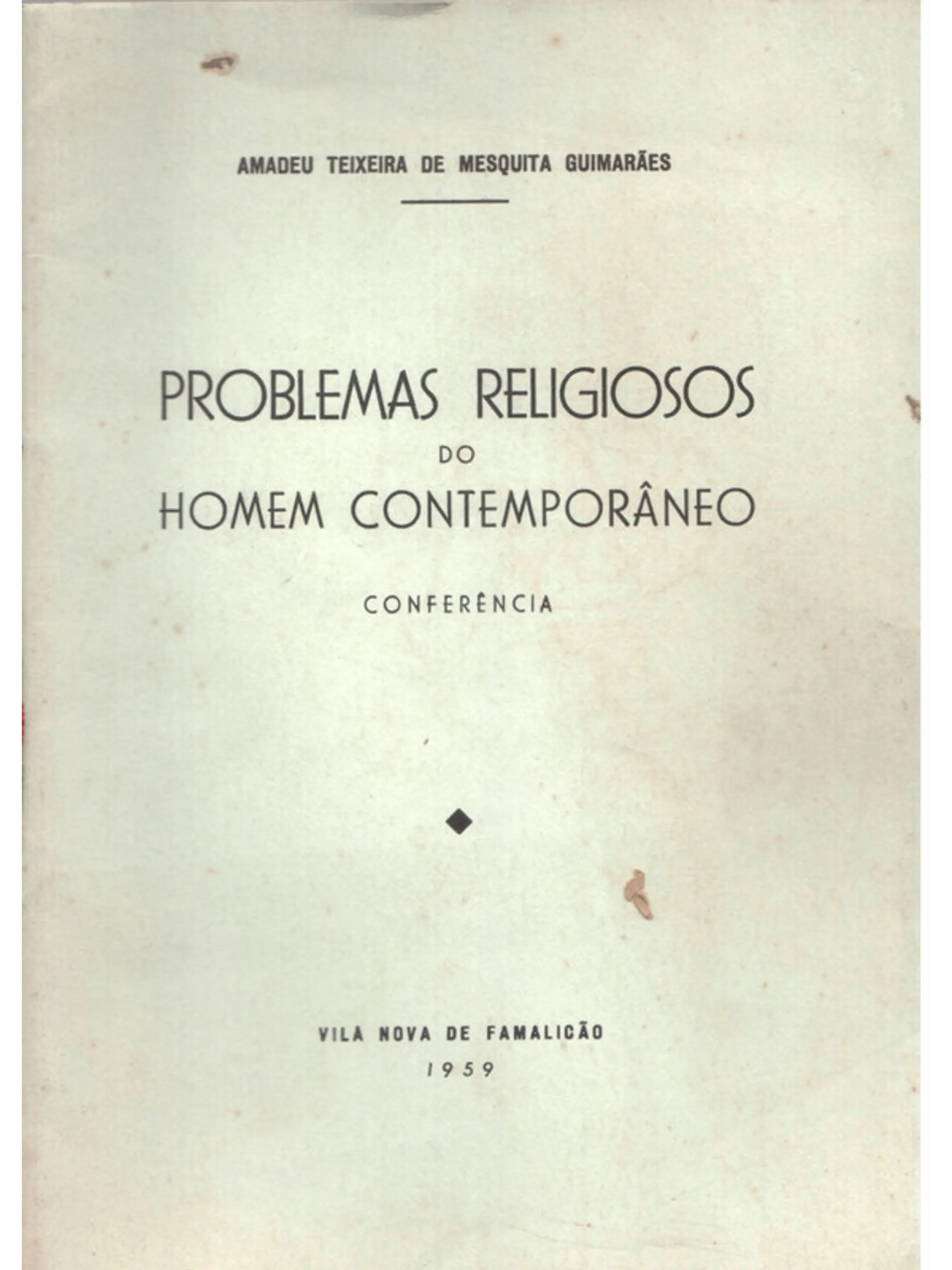 Problemas religiosos do homem contemporâneo 1