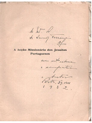 A ação missionária dos jesuítas portugueses