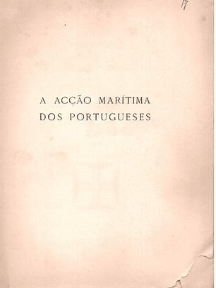 A ação marítima dos portugueses