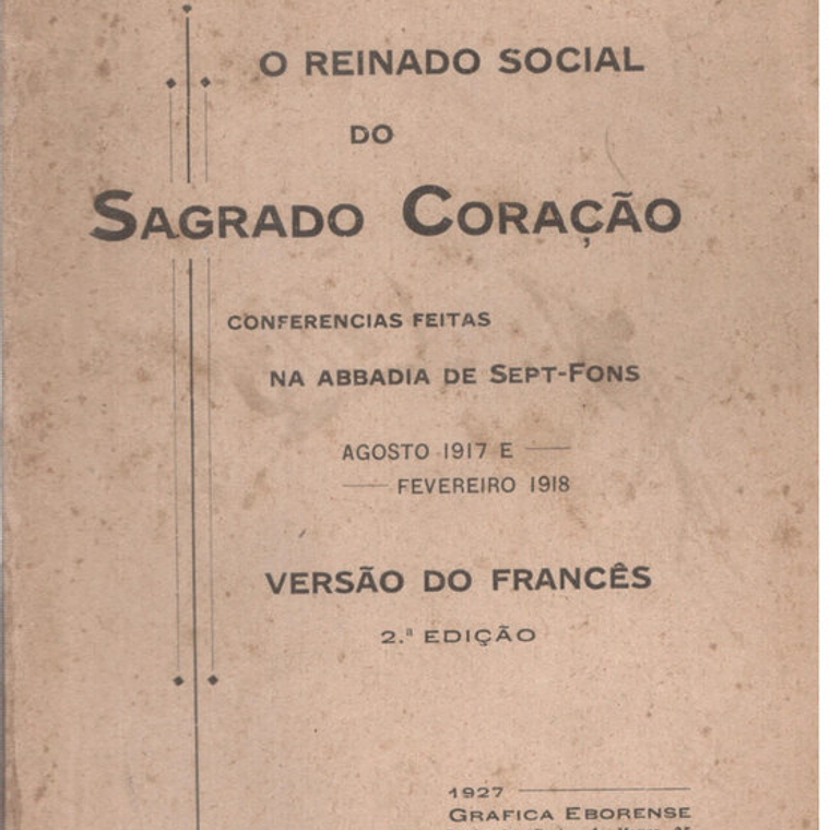 O reinado social do sagrado Coração 1