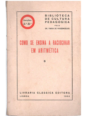Como se ensina a raciocinar em aritmética