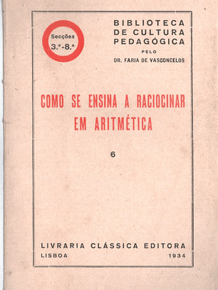 Como se ensina a raciocinar em aritmética
