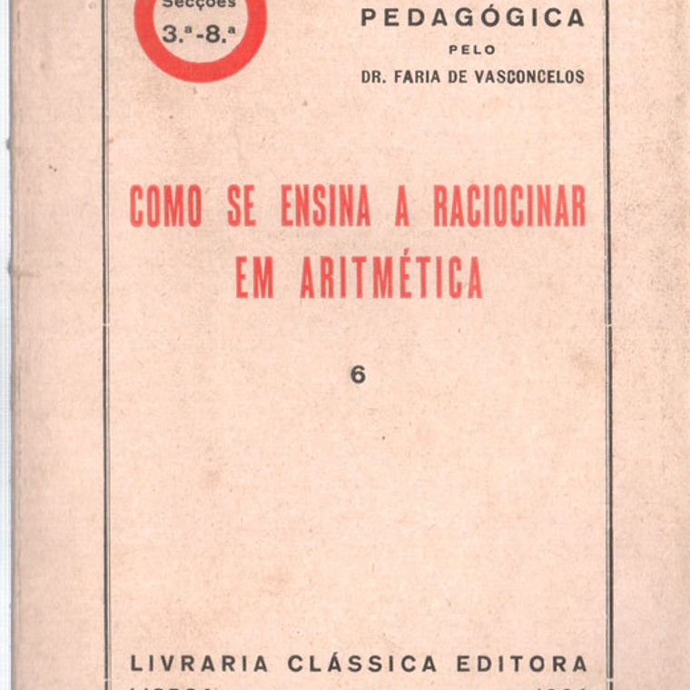 Como se ensina a raciocinar em aritmética 1
