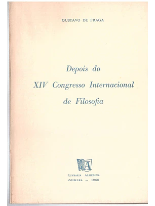 Depois do quarto Congresso Internacional de filosofia