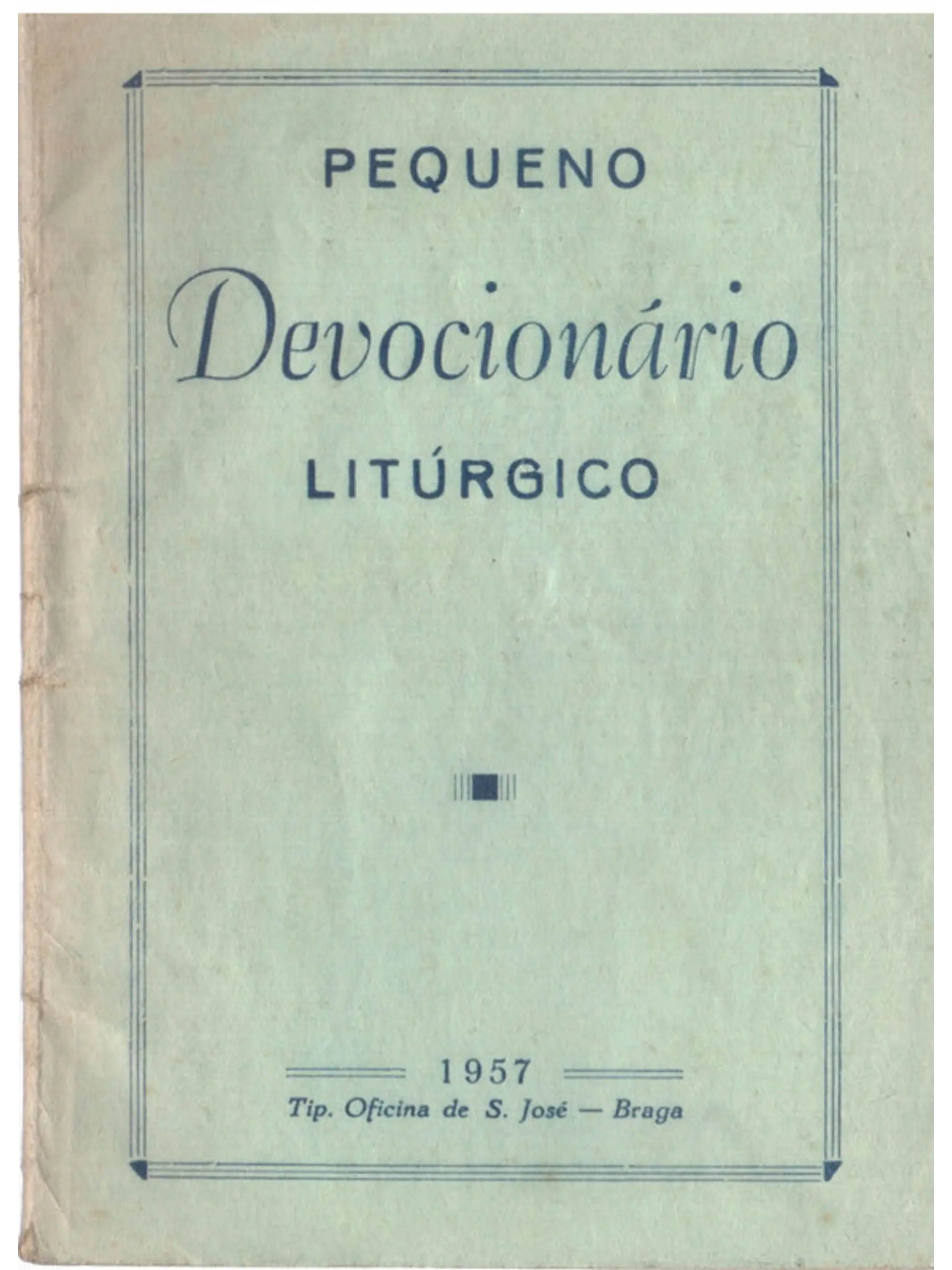 Pequeno devocionário litúrgico 1
