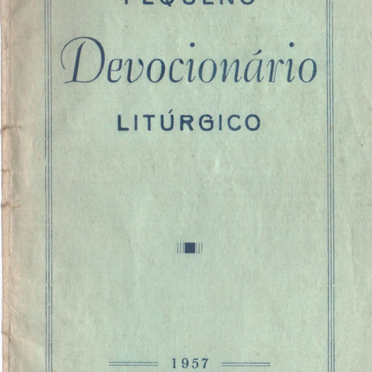 Pequeno devocionário litúrgico 1