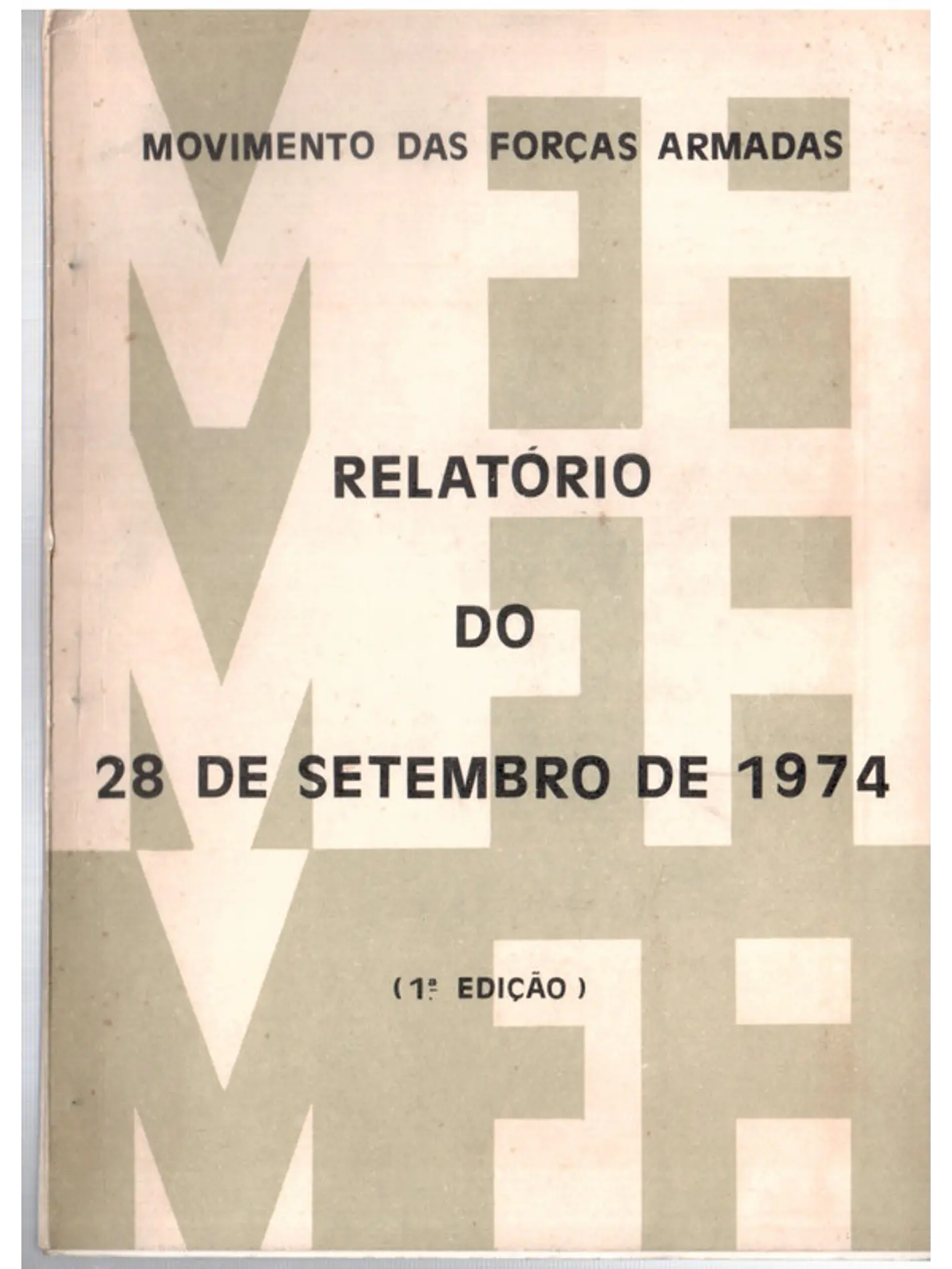 Relatório do 28 de Setembro de 1974 1