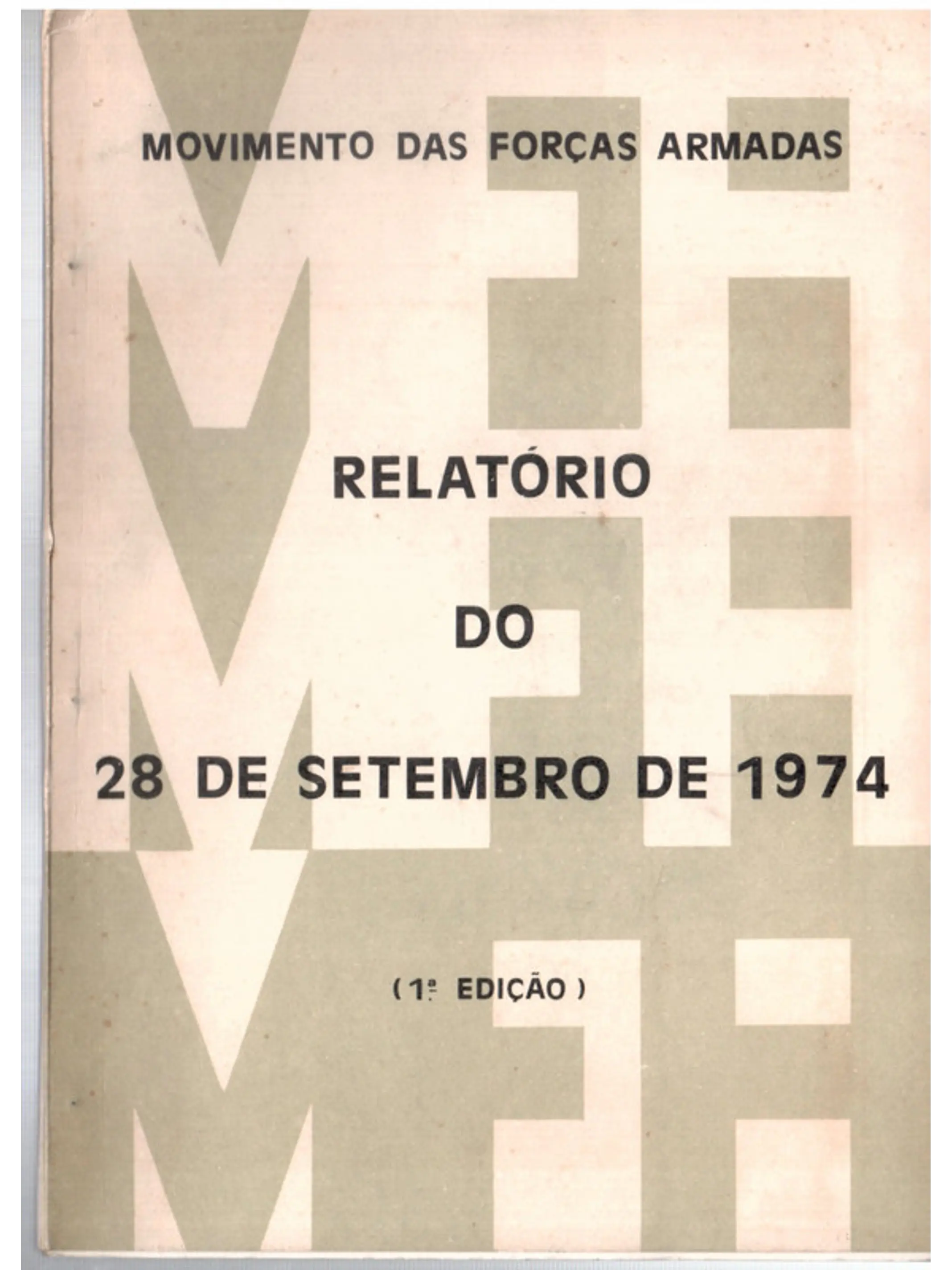 Relatório do 28 de Setembro de 1974 1