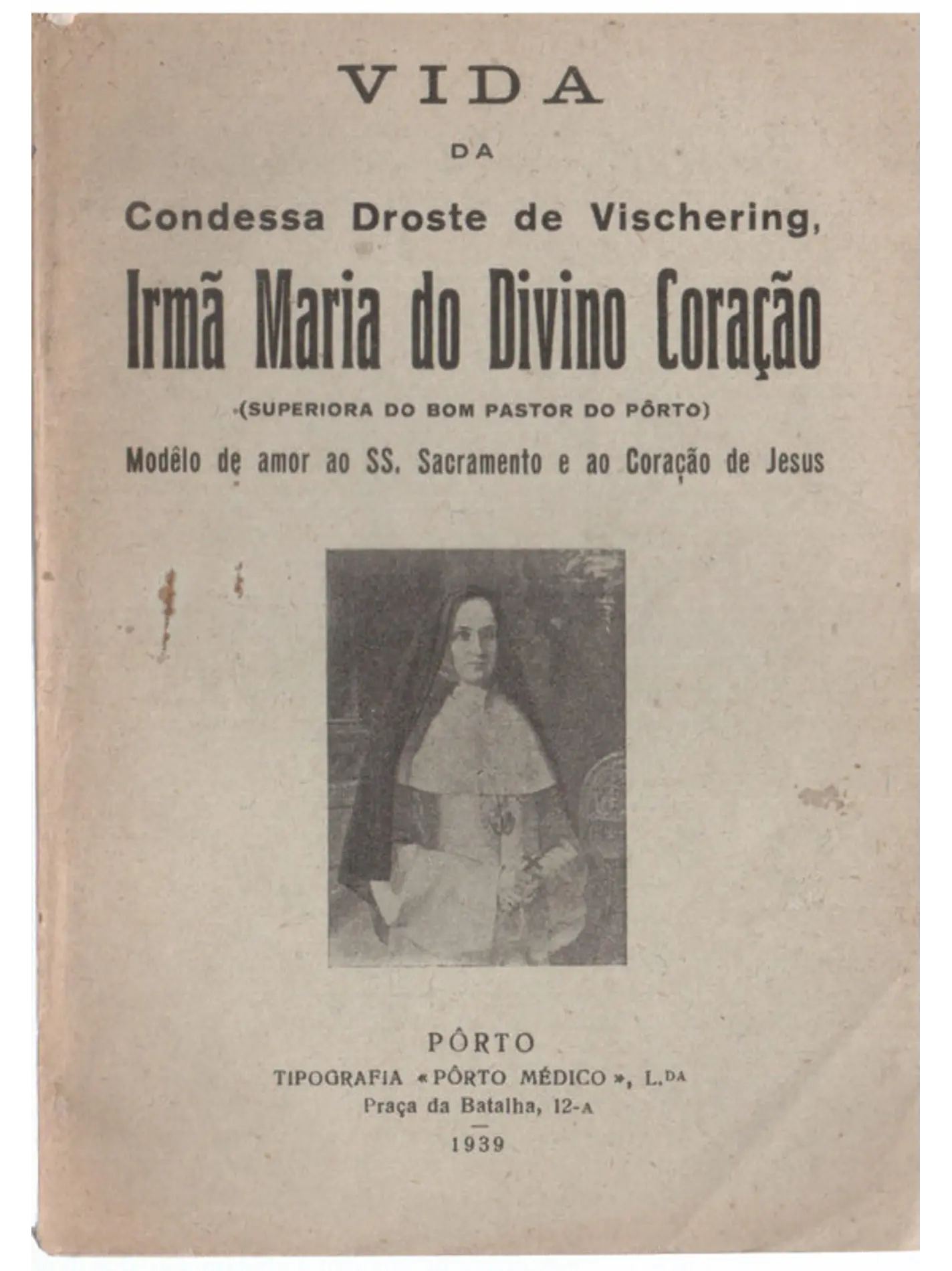 Vida da condessa Droste de Vischering irmã Maria do divino Coração 1