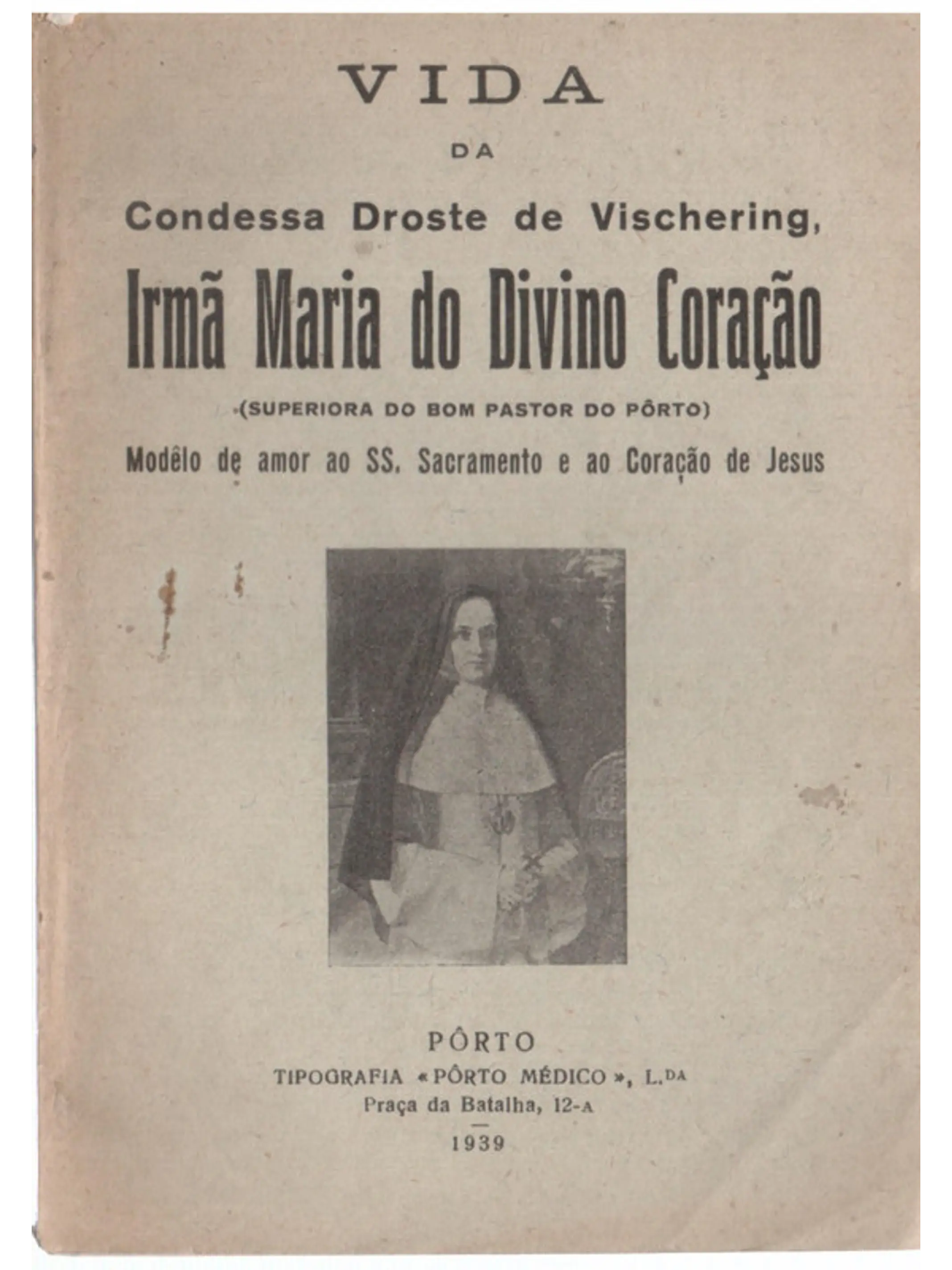 Vida da condessa Droste de Vischering irmã Maria do divino Coração 1