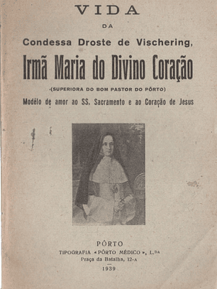 Vida da condessa Droste de Vischering irmã Maria do divino Coração
