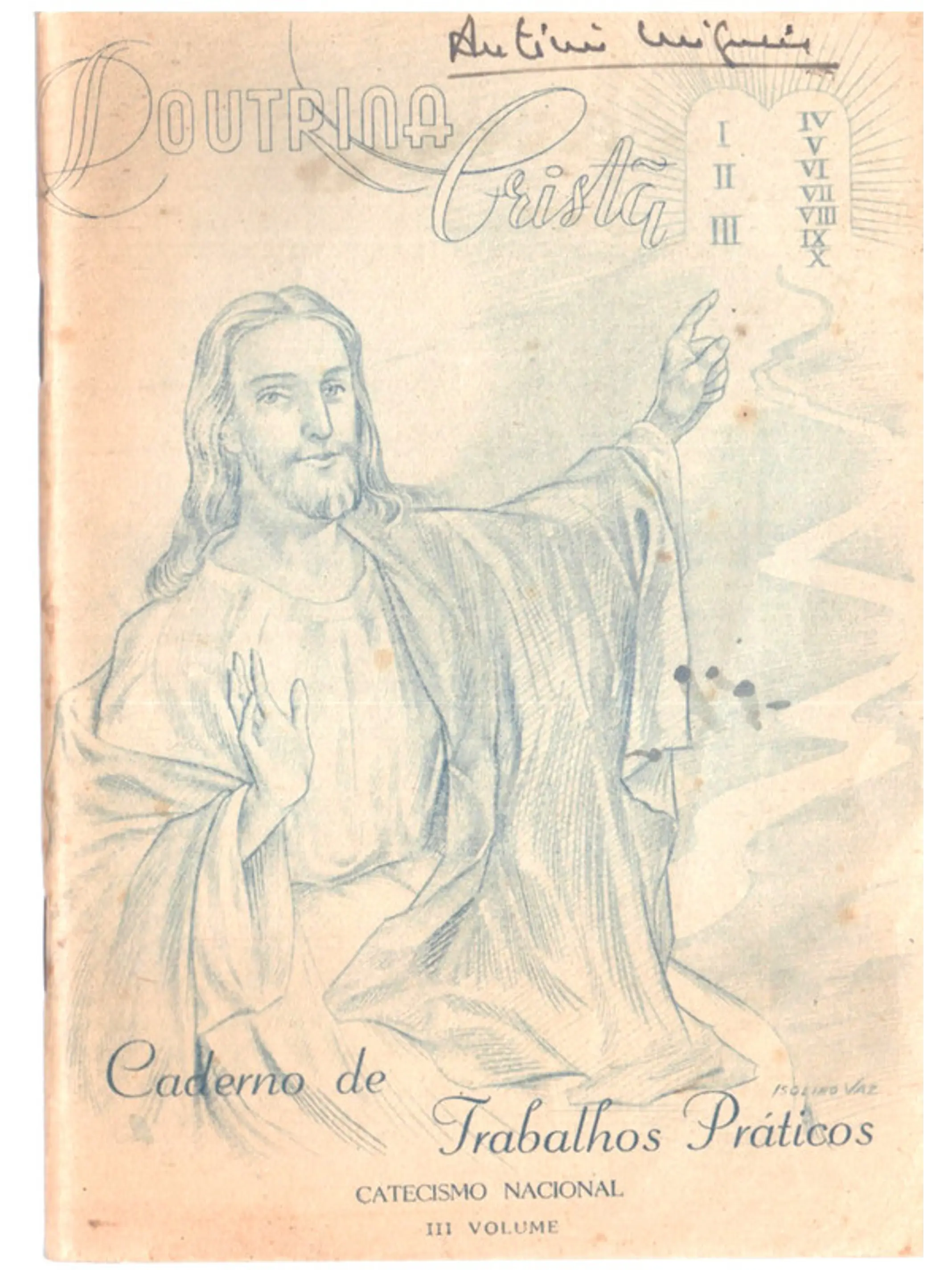 Doutrina cristã - Caderno de trabalhos práticos 1