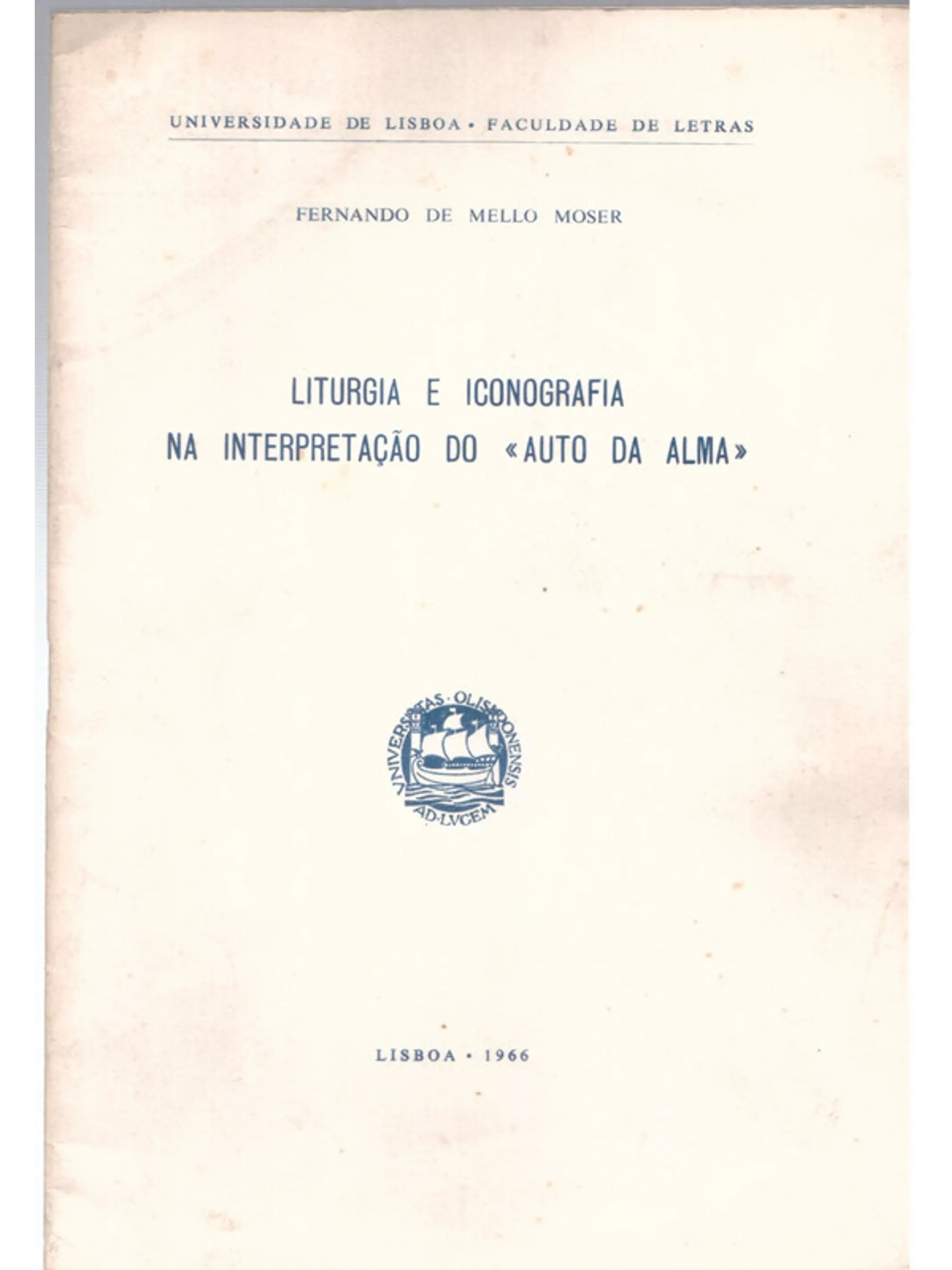 Liturgia e iconografia na interpretação do auto da alma 1