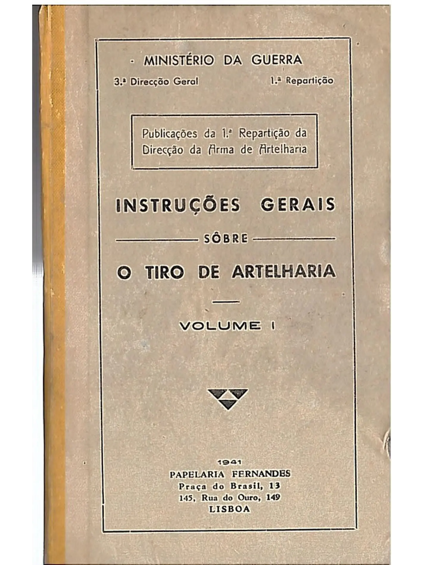Instruções gerais sobre o tiro de artelharia (Volume 1) 1