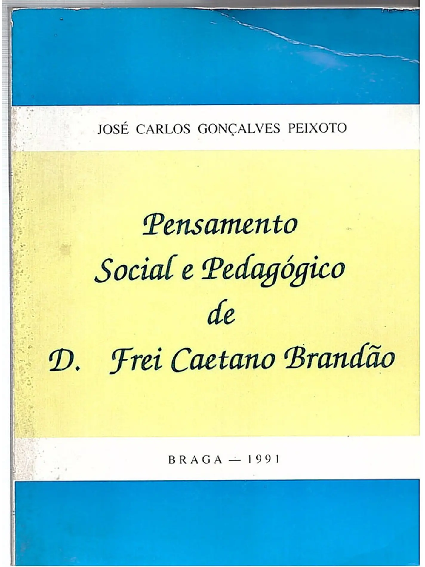 Pensamento social e pedagógico de Frei Caetano Brandão 1