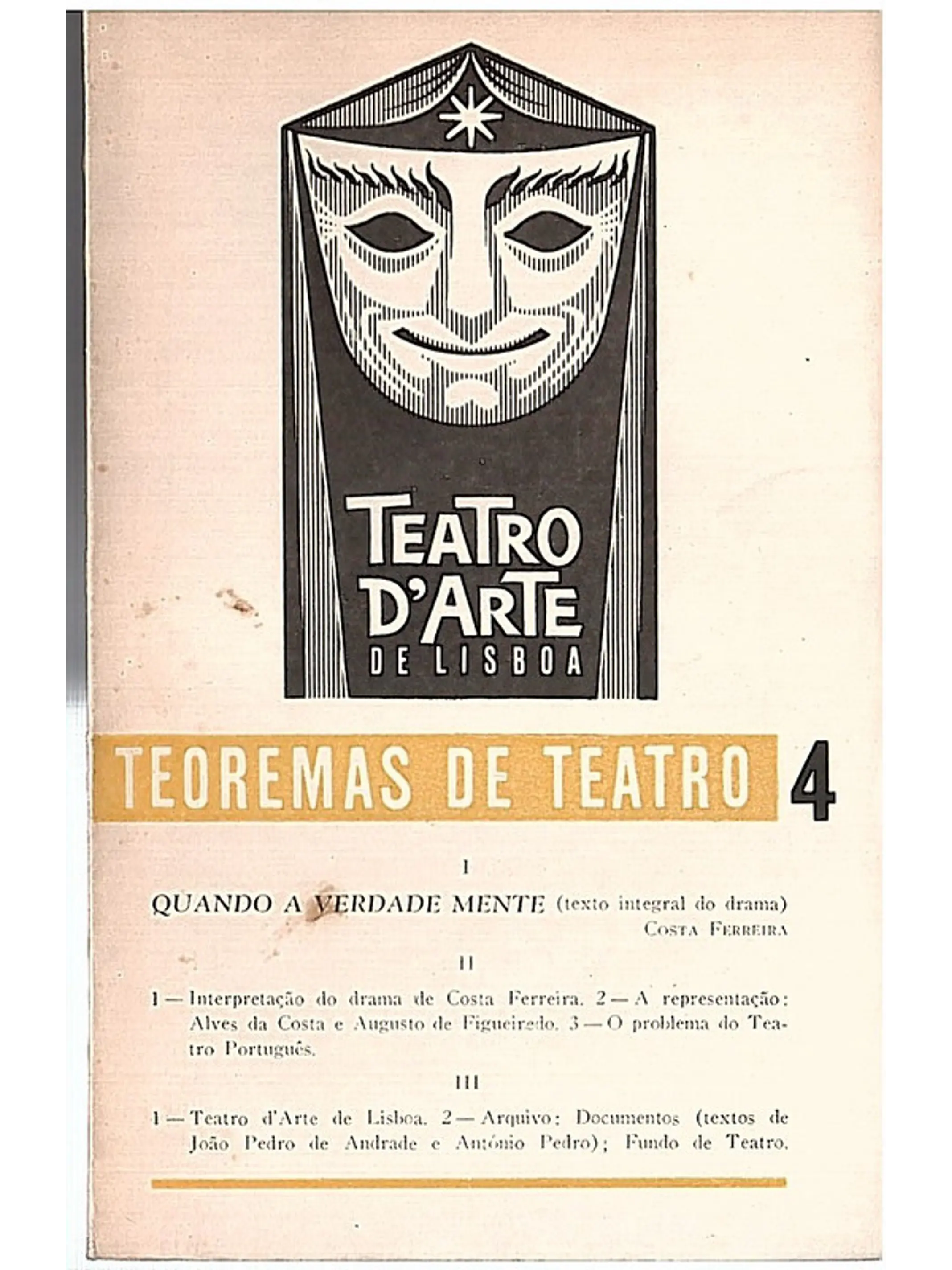 Teoremas de teatro (volume 4) 1