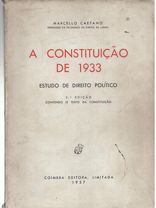 A Constituição de 1933