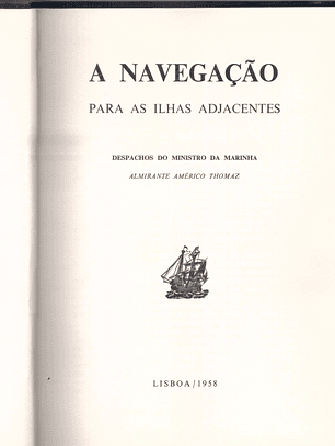 A navegação para as ilhas adjacentes