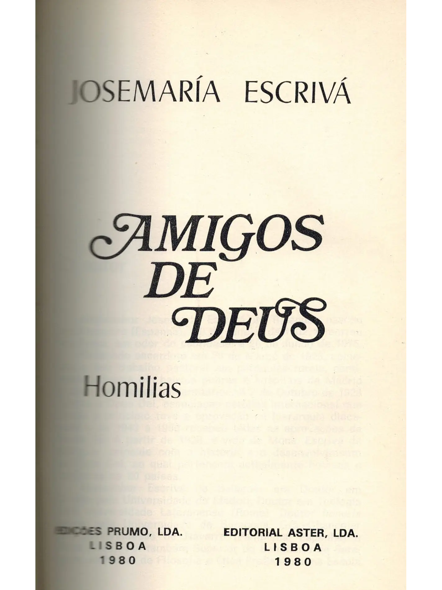 Amigos de Deus  1