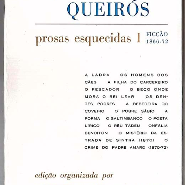 Prosas esquecidas (volume 1) 1