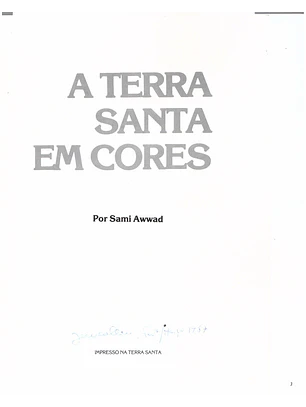 A Terra Santa em cores