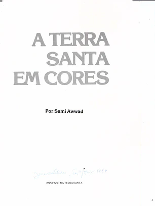 A Terra Santa em cores