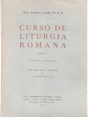 Curso de liturgia romana II - nova edição revista e atualizada