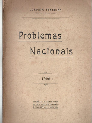 Problemas nacionais