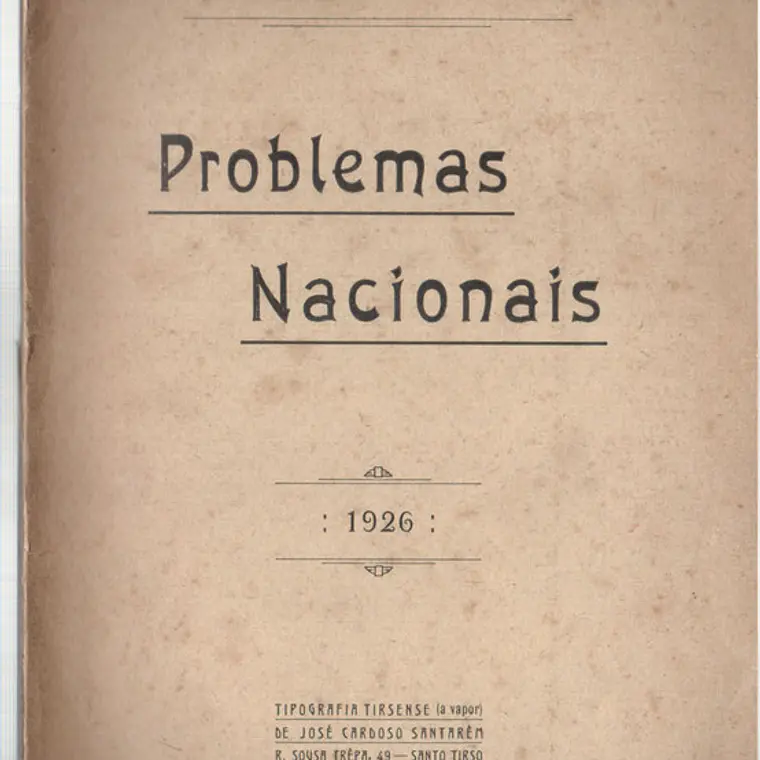 Problemas nacionais 1