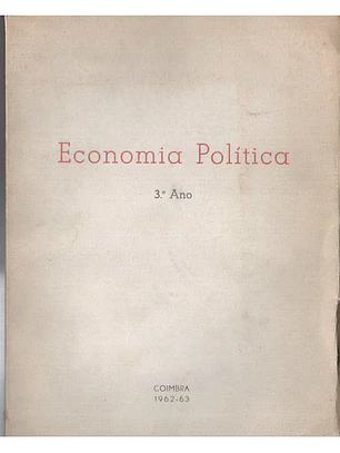 Economia política (terceiro ano)