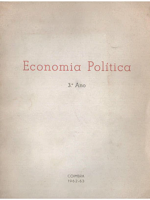 Economia política (terceiro ano)