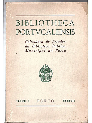Colectânea de estudos da biblioteca pública municipal do Porto - Volume 1
