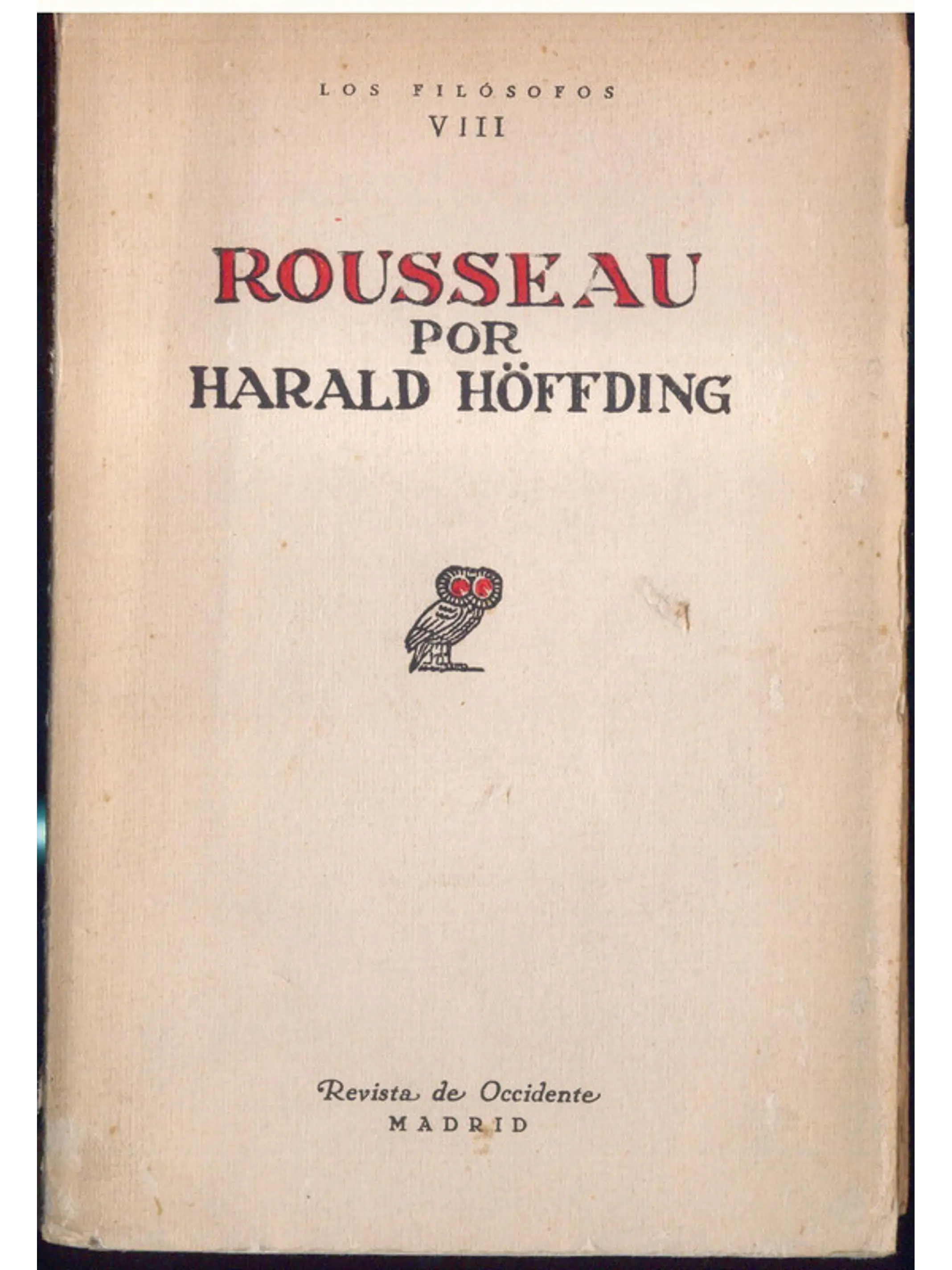 Rousseau (em espanhol) 1