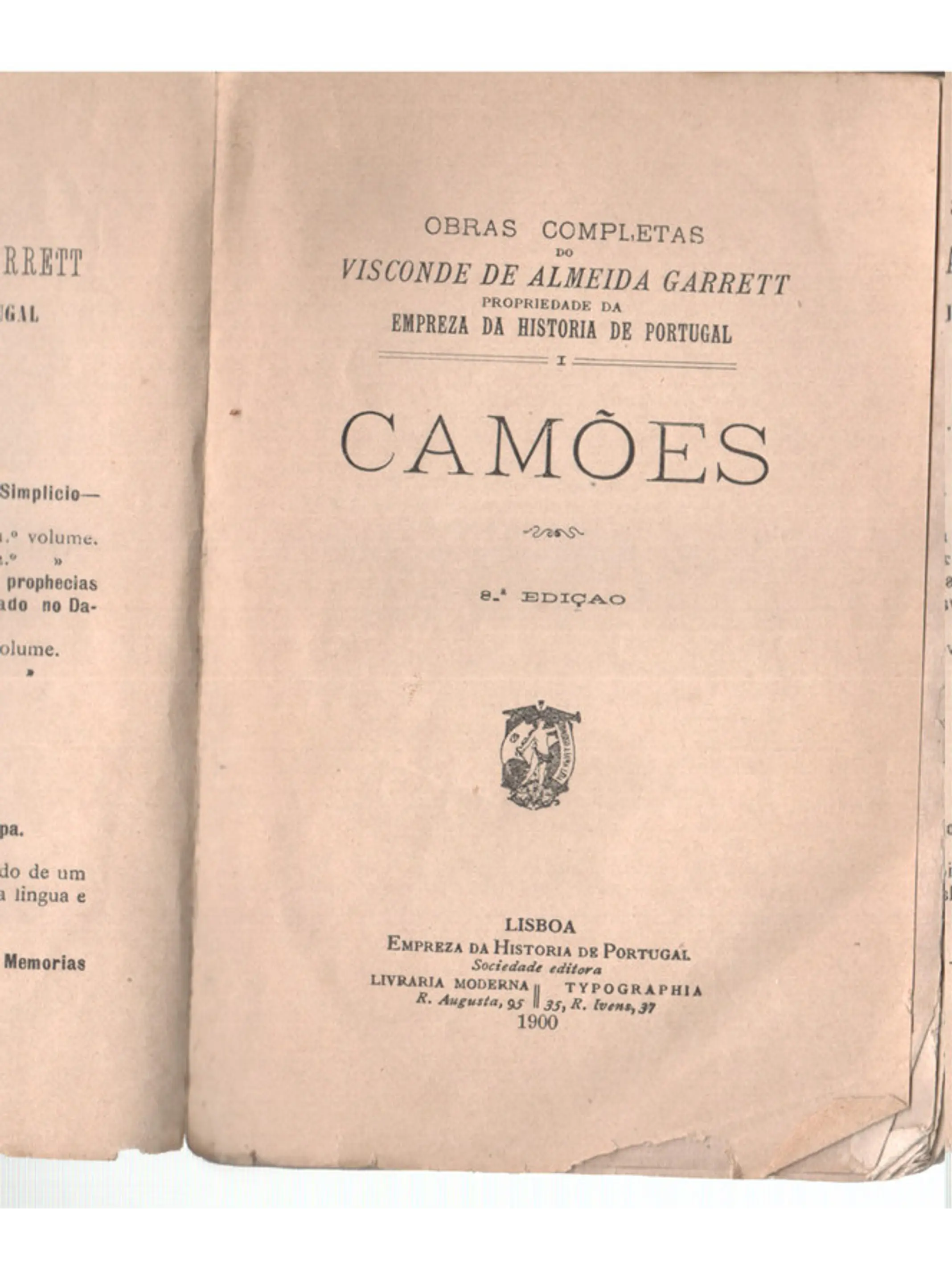 Camões - Obras completas de Visconde de Almeida Garrett 1