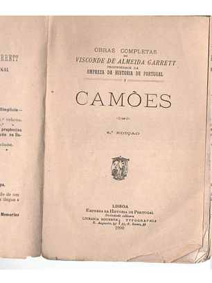 Camões - Obras completas de Visconde de Almeida Garrett