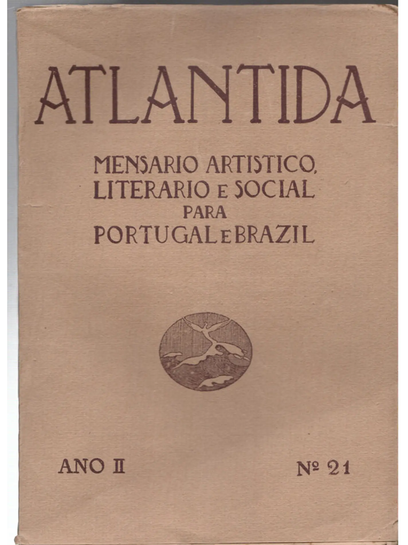 Mensário artístico literário e social para Portugal e Brasil - N 21 1