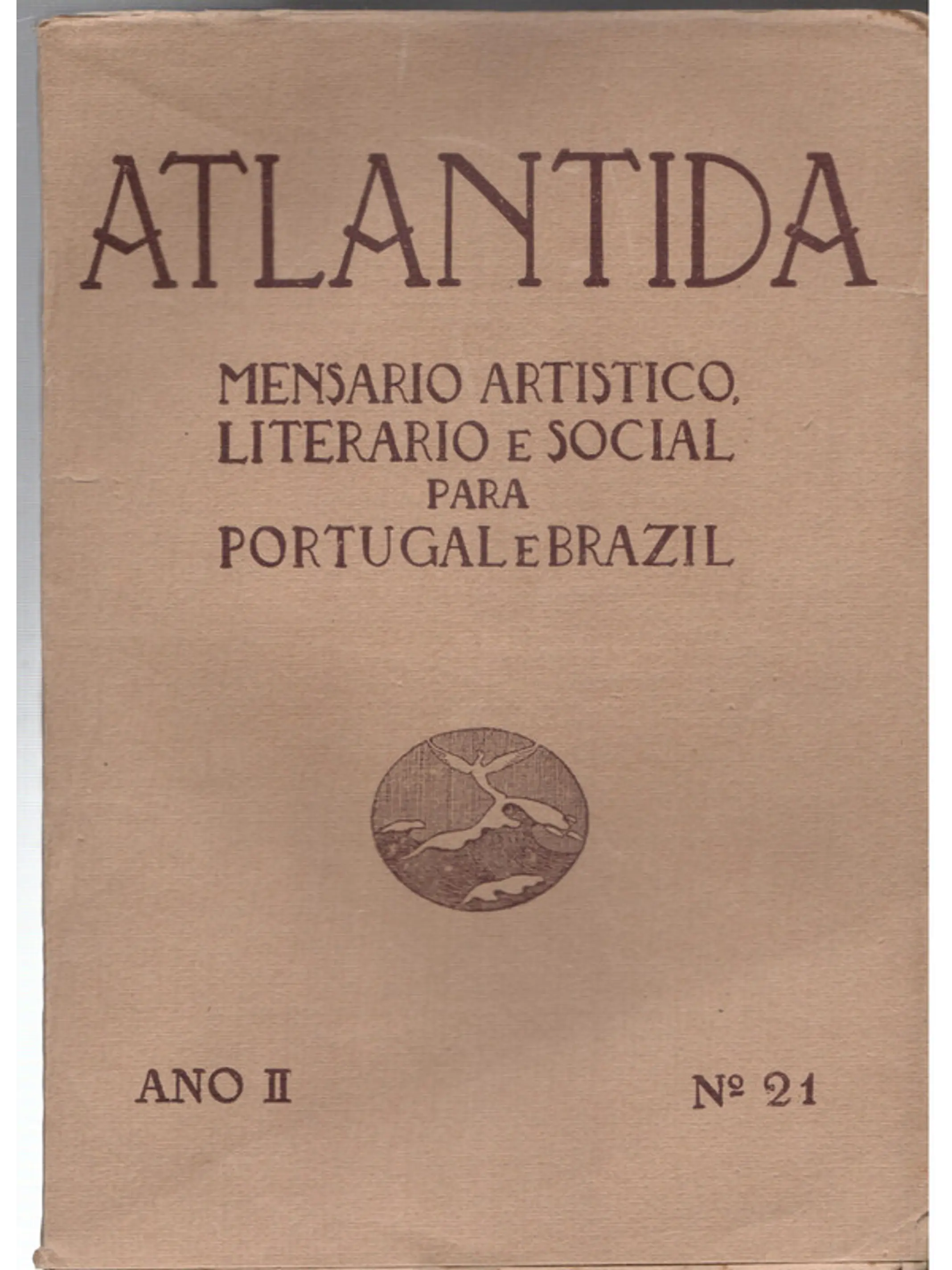 Mensário artístico literário e social para Portugal e Brasil - N 21 1
