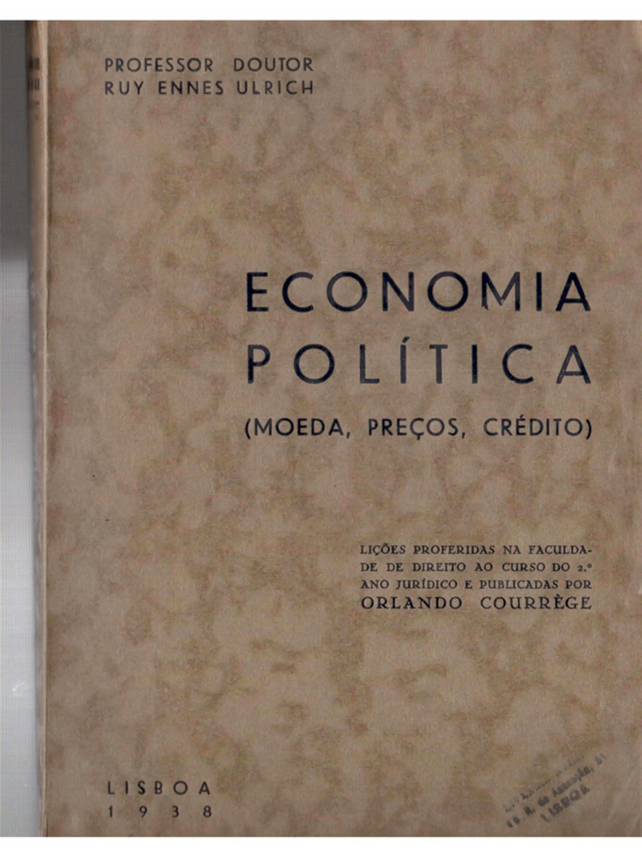 Economia Política - Moeda, Preços, Crédito 1