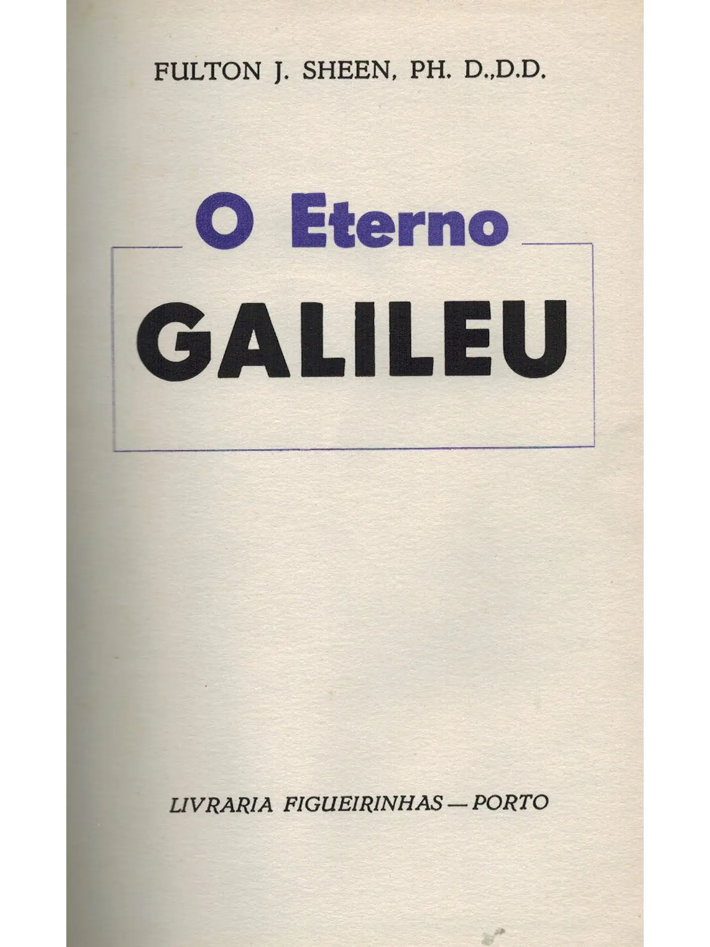 O eterno Galileu 1