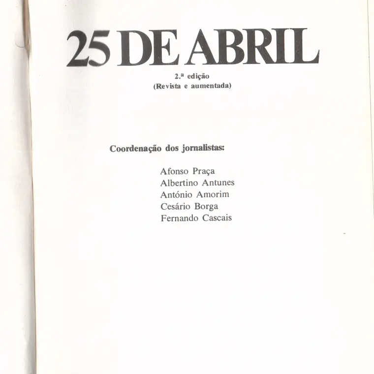 25 de abril 1