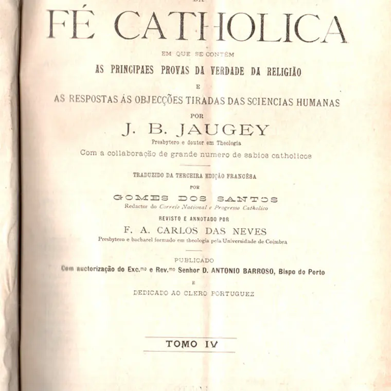 Dicionário apologético da fé católica - Volume 4 1