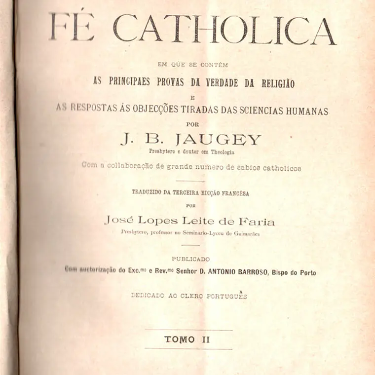 Dicionário apologético da fé católica - Volume 2 1